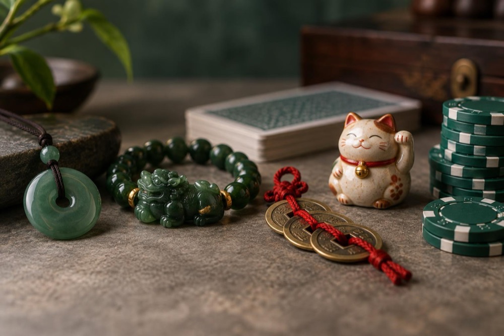 Charms and amulets carried at the tables Charms and amulets carried at the tables