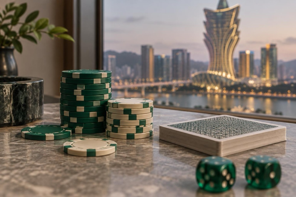 The casino: 420,000 square feet across two floors The casino: 420,000 square feet across two floors