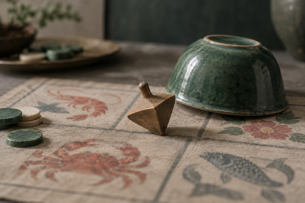 Belangkai: the spinning teetotum game Belangkai: the spinning teetotum game