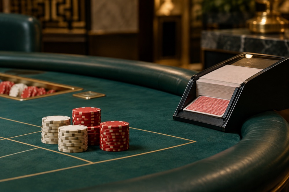 Baccarat house edge: 1.06% on Banker, 14.36% on Tie Baccarat house edge: 1.06% on Banker, 14.36% on Tie